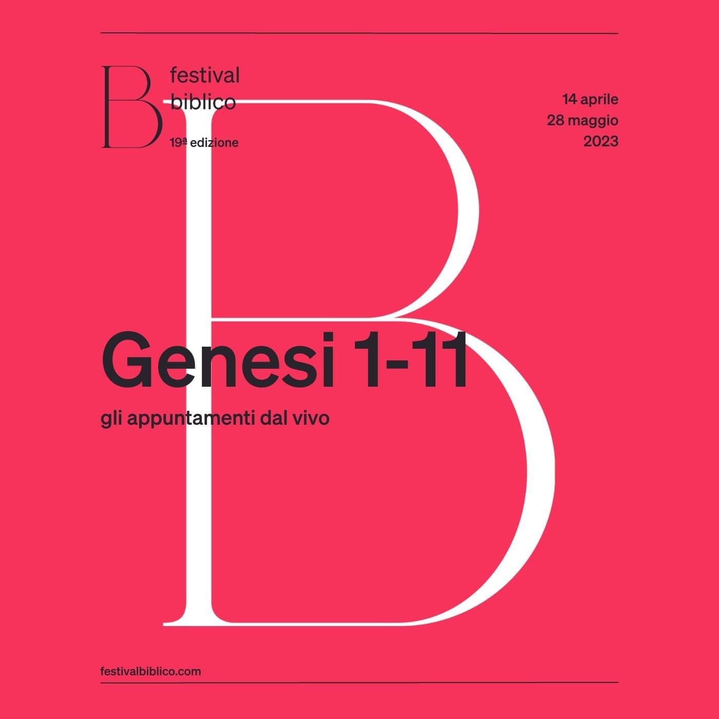 Festival Biblico 2023 | Genesi 1-11 - Podcasts