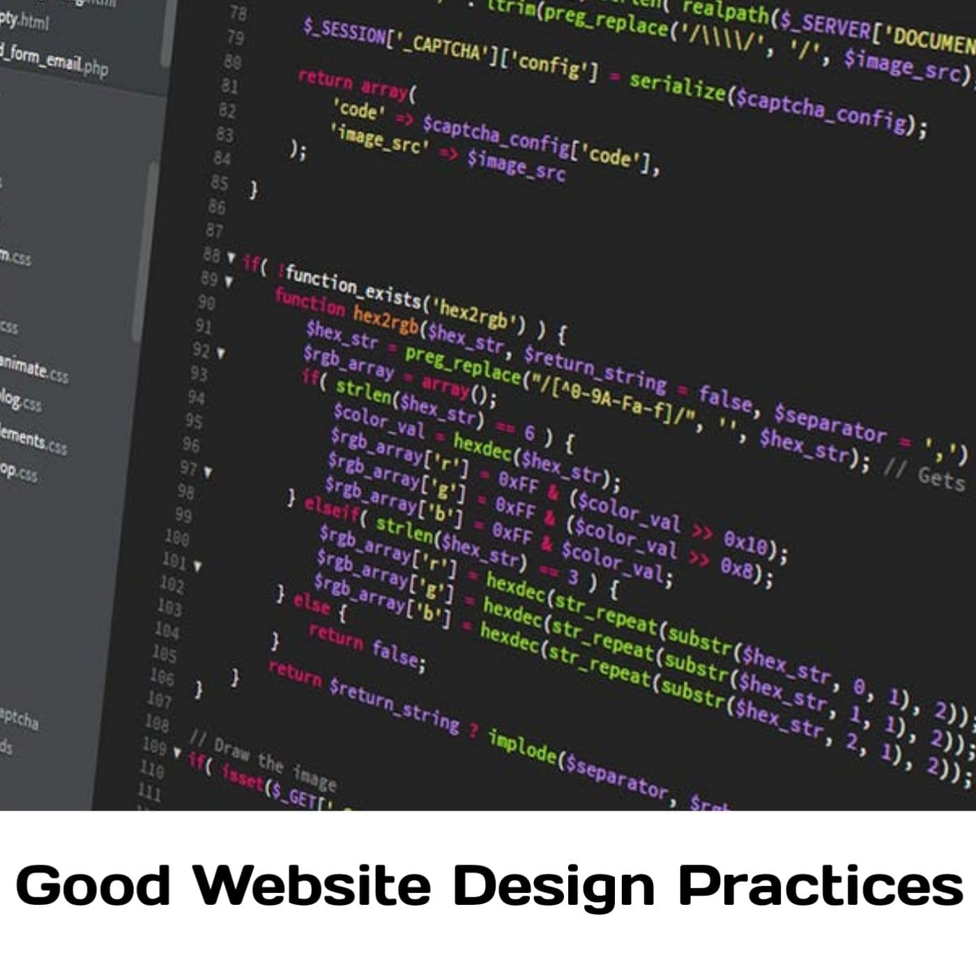 Good Website Design Practices - Podcasts