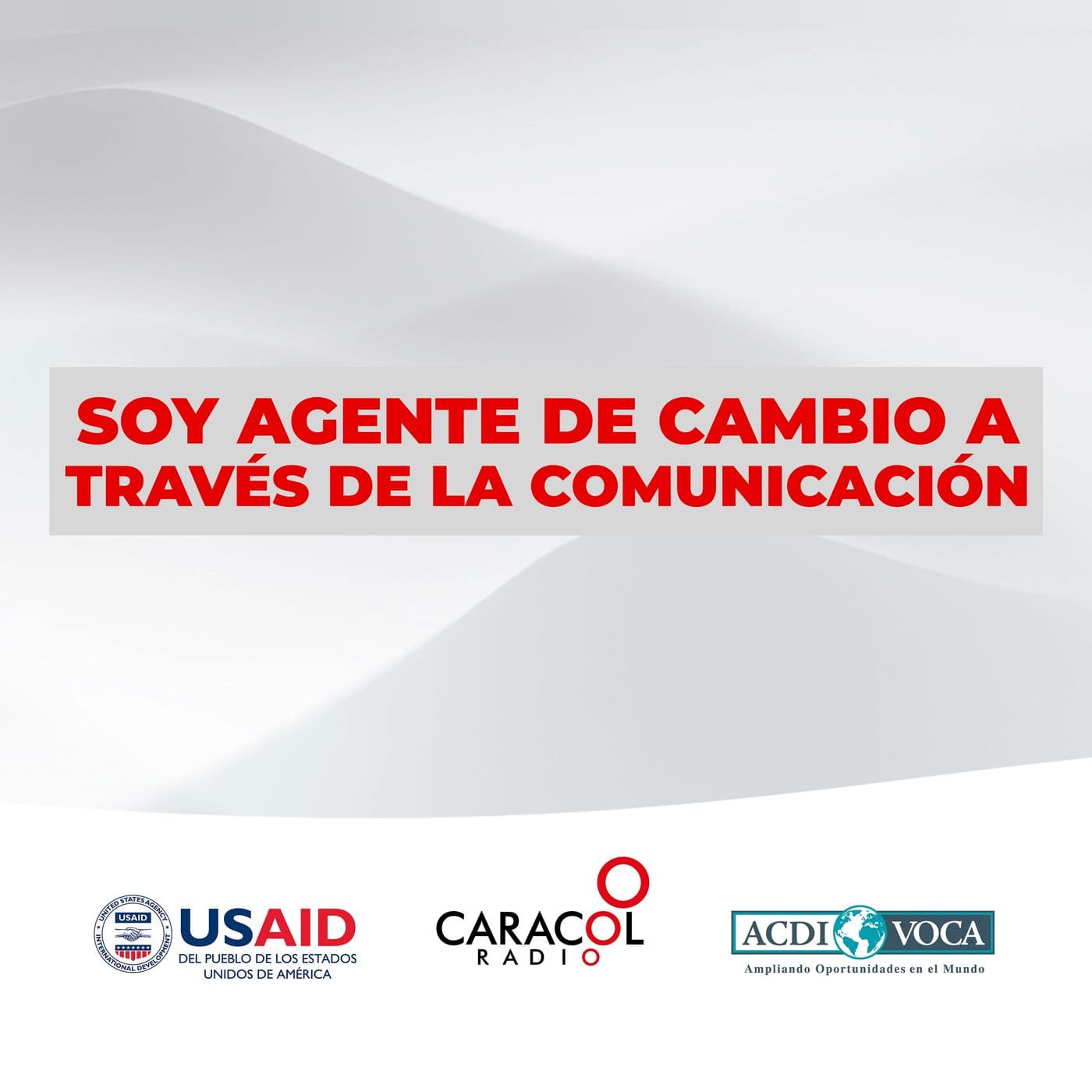 Soy agente de cambio a través de la comunicación - Podcasts