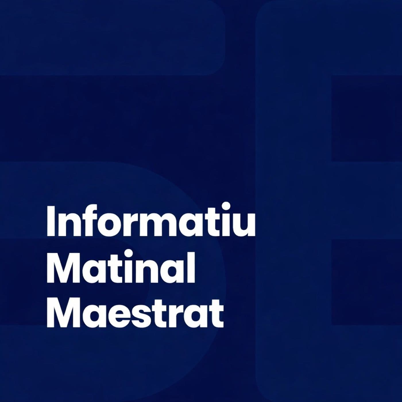 Informatiu Matinal SER Maestrat - Podcasts