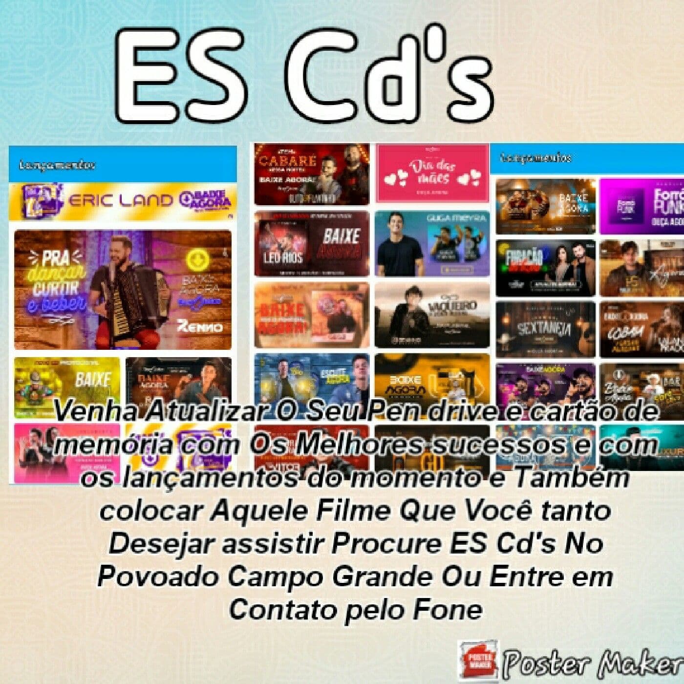ES CD'S E GRAVAÇÕES