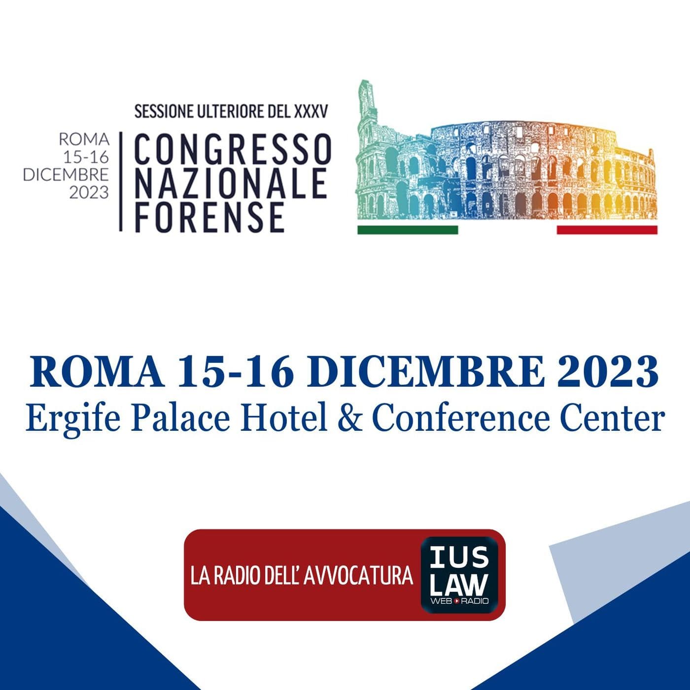 XXXV Congresso Nazionale Forense – sessione ulteriore | Roma 2023 - Podcasts