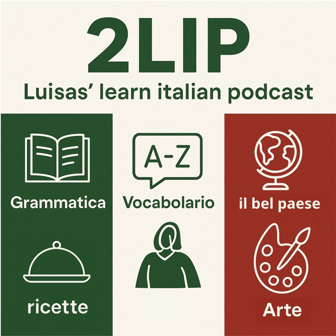 2LIP - Learn Italian with Luisa 🌷 - Podcasts