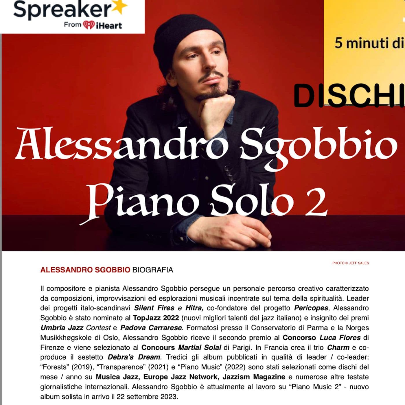 5 minuti di... Musica, libri, arte - Stag. II - Podcasts