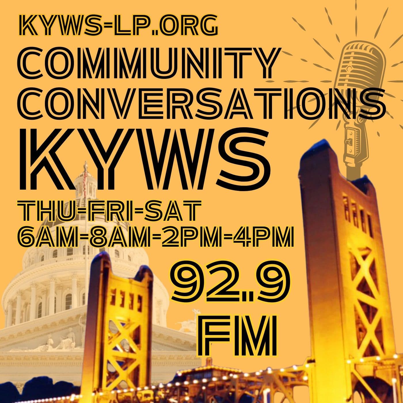 KYWS Community Conversations 92.9FM West Sacramento - Podcasts