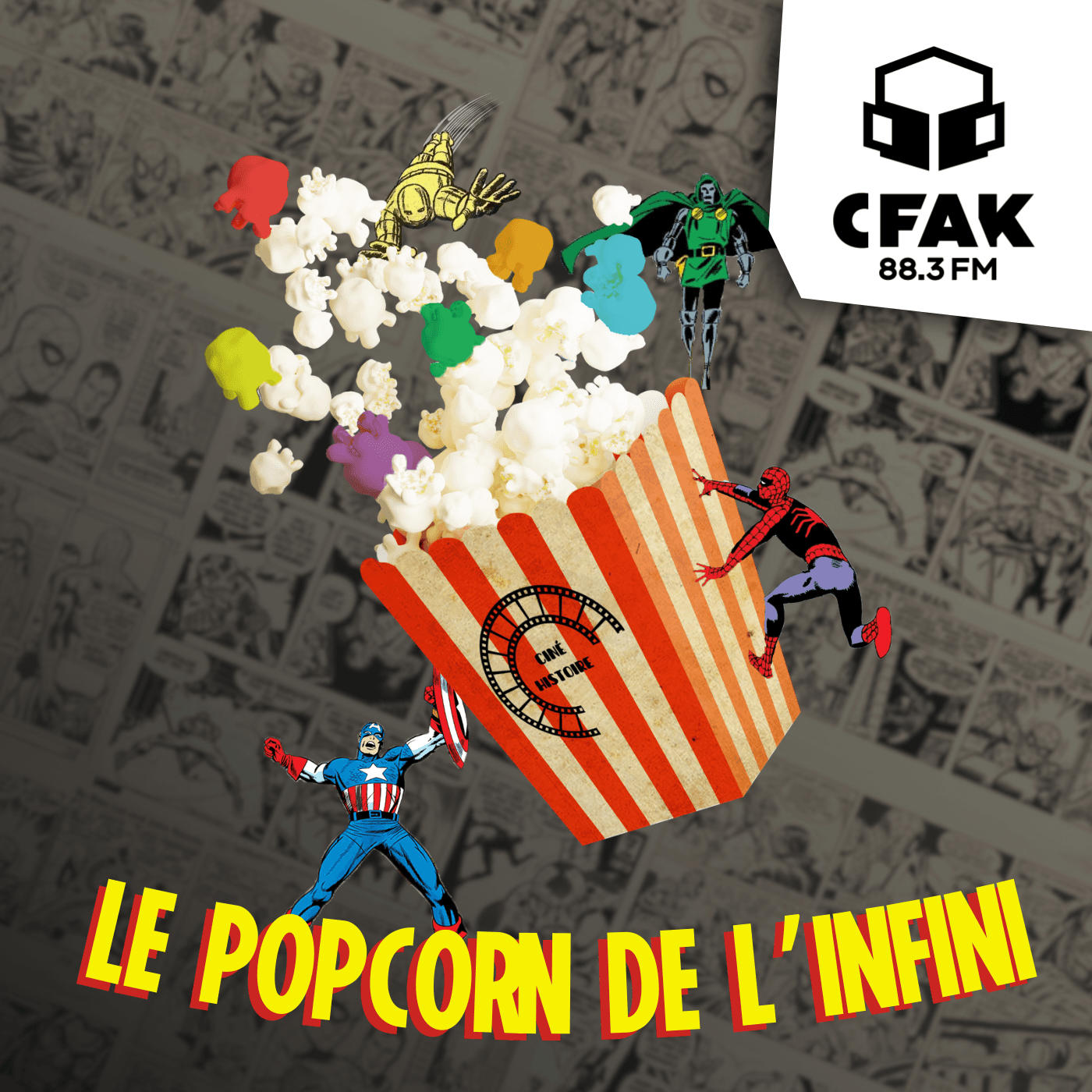 Le popcorn de l'infini - Podcasts