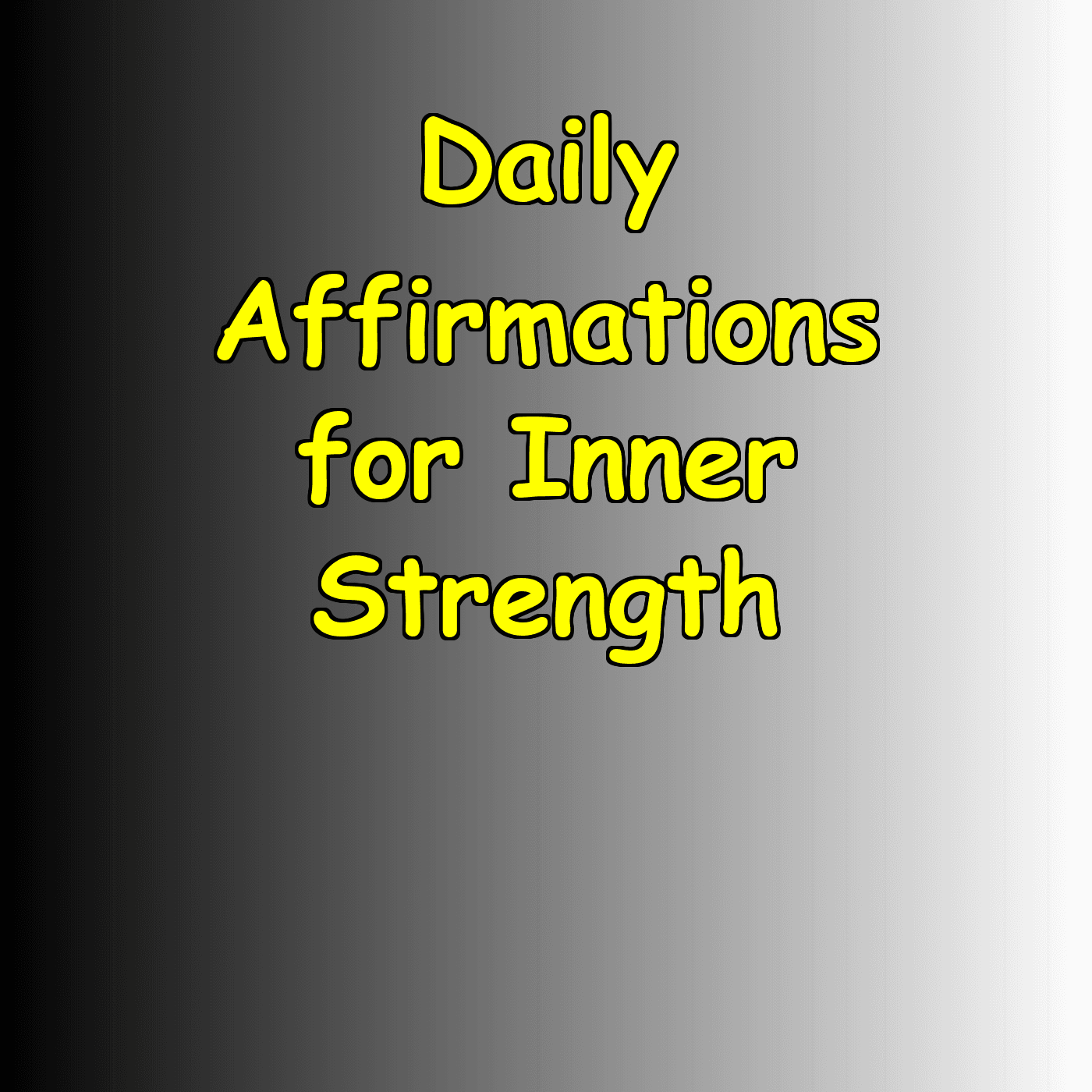 Daily Affirmations for Inner Strength | Emotional Resilience - Podcasts