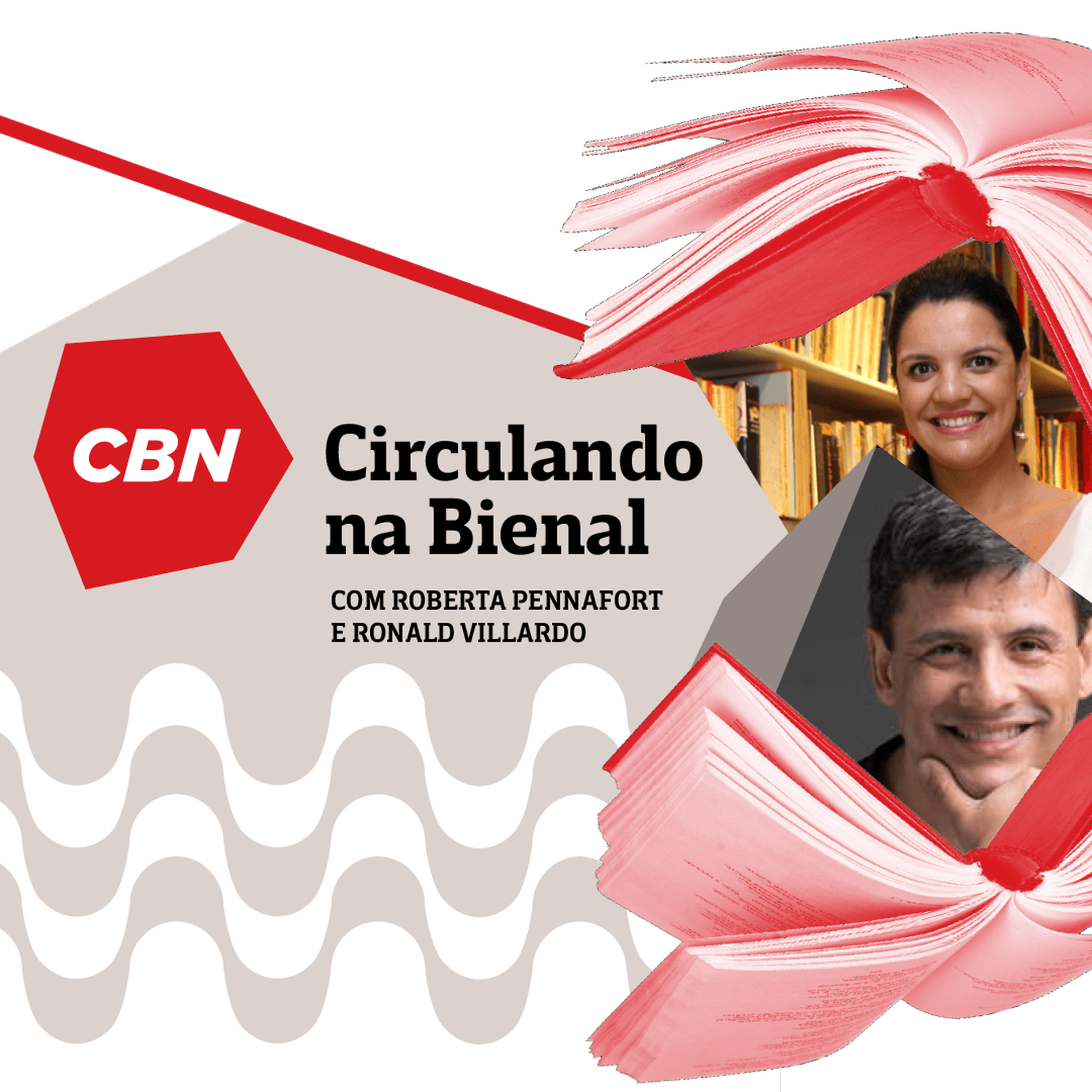 CBN Circulando na Bienal - Ronald Villardo e Roberta Pennafort - Podcasts