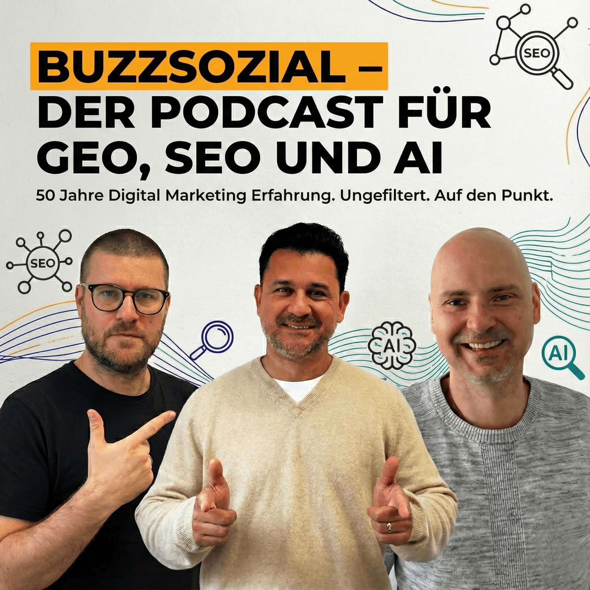 Buzzsozial - Der Podcast für GEO, SEO und AI - Podcasts