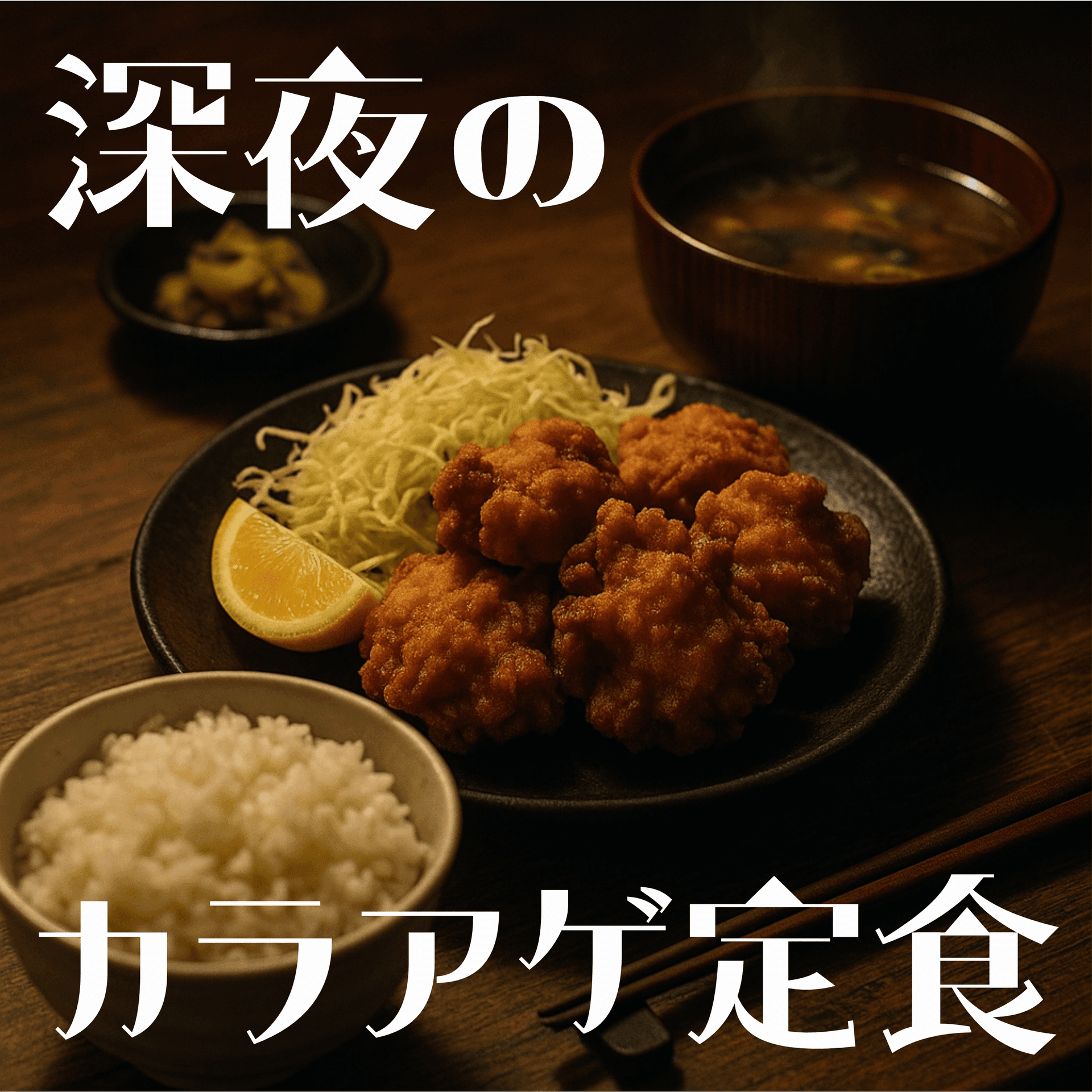 深夜のカラアゲ定食 #ごはん大盛り - Podcasts