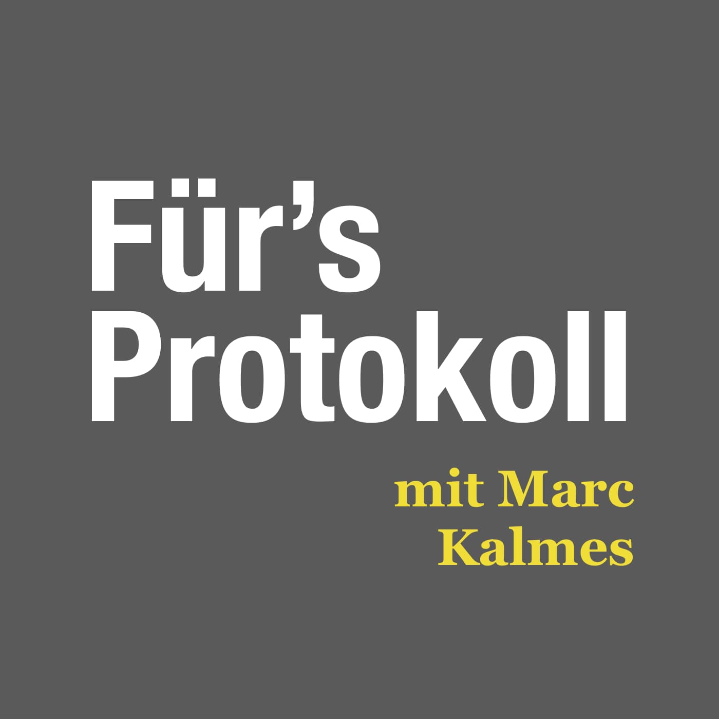 Für's Protokoll - Podcasts