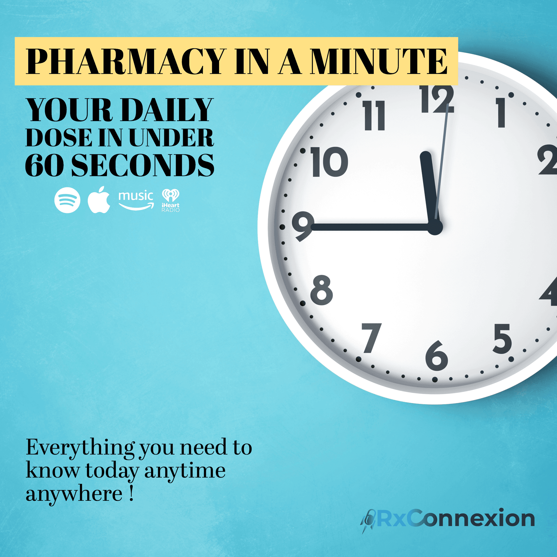 Pharmacy in a Minute - Get your daily dose of news and information - Podcasts